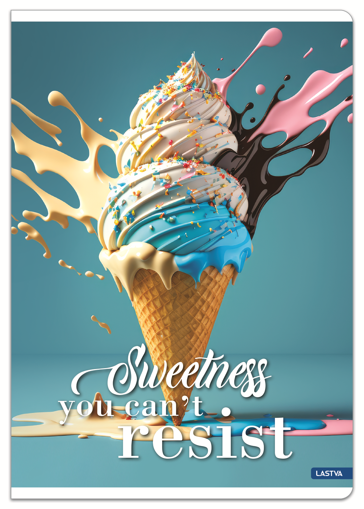 SVESKA A5 LINIJA ICE CREAM (više dezena) - Knjižara Riznica Beograd